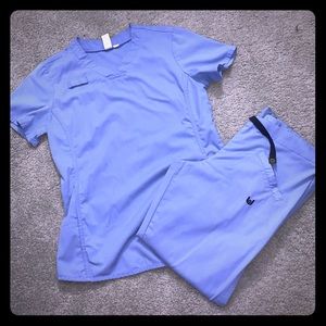 Ceil blue scrubs